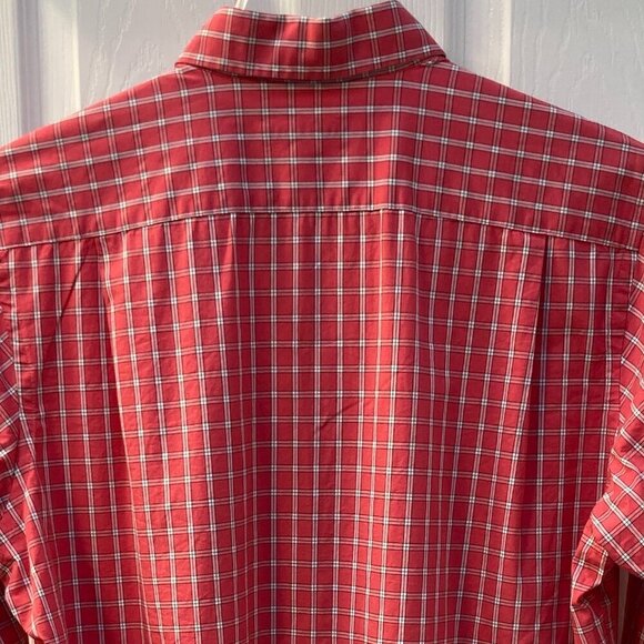 Southern Tide Red Plaid Button Down Long Sleeve Shirt Size Large - Picture 6 of 7